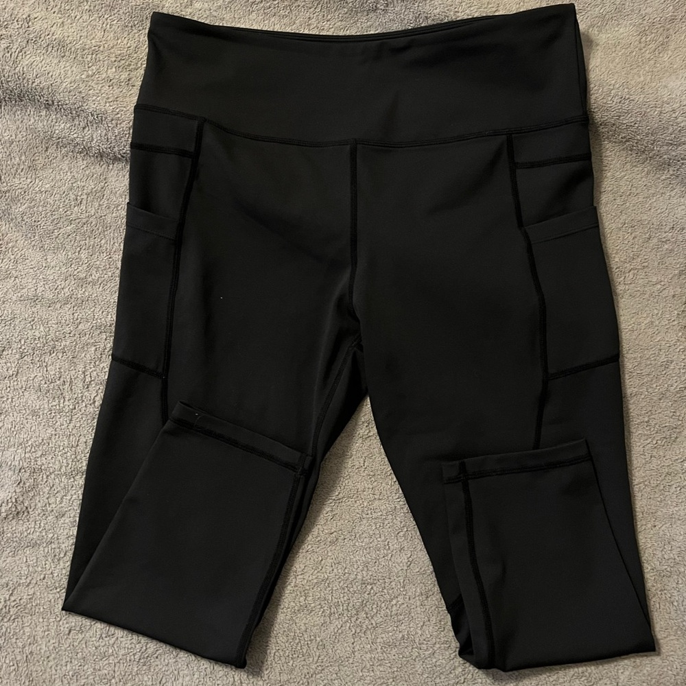 Zyia black active leggings size 14-16
